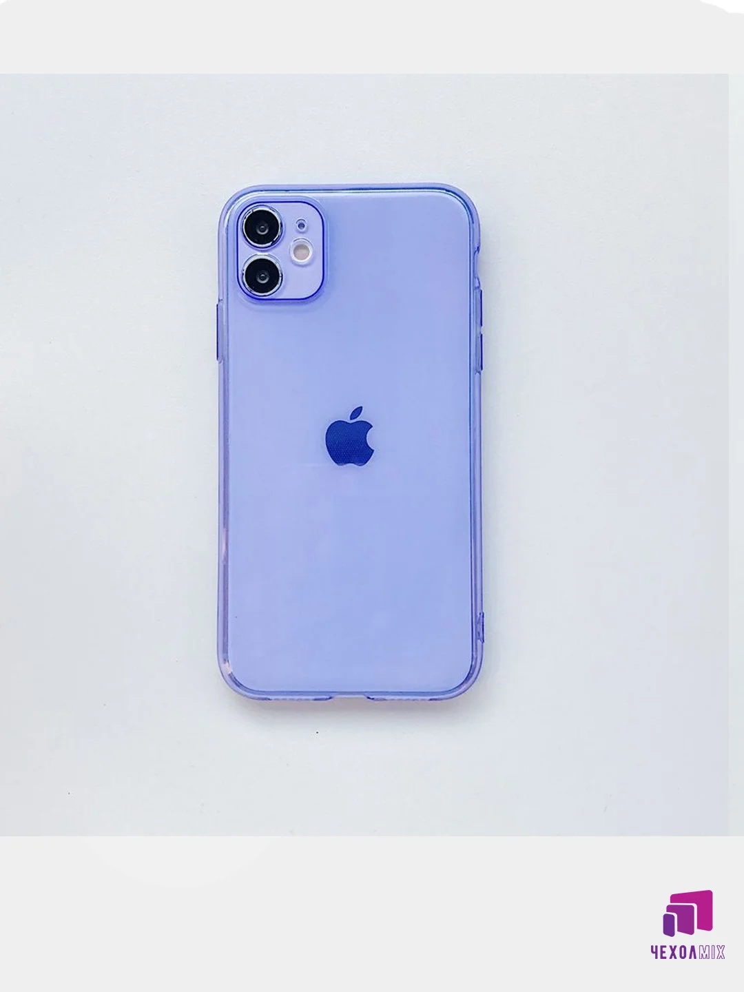 Чехол iPhone  11   Плотный  Цветной глянцевый  1.5мм