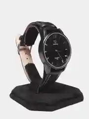 Серый меланж мужские часы Yazole 318 в подарочной коробке-шкатулке