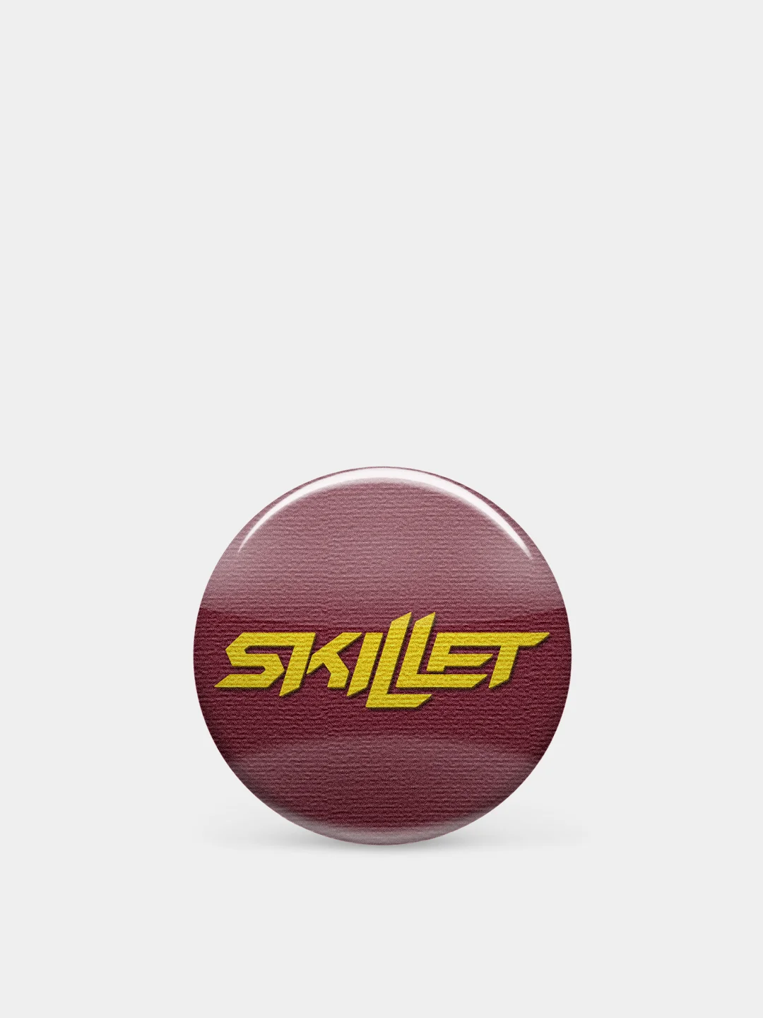 Багровый значок "Skillet", 37 мм