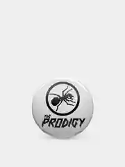 Белый значок "The Prodigy", 37 мм