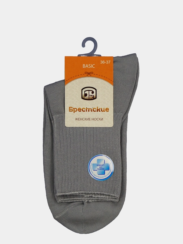Носки женские Брестские, медицинская ослабленная резинка, 4 цвета