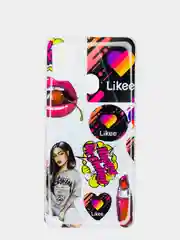 Багровый чехол Samsung Galaxy M21 / M30s с рисунком