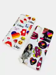 Белый чехол Samsung Galaxy M31, Самсунг Галакси М31 с рисунком