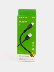 Кабель Micro USB для зарядки и передачи данных для Андроид (Micro-USB, 3А, 1м) для Android