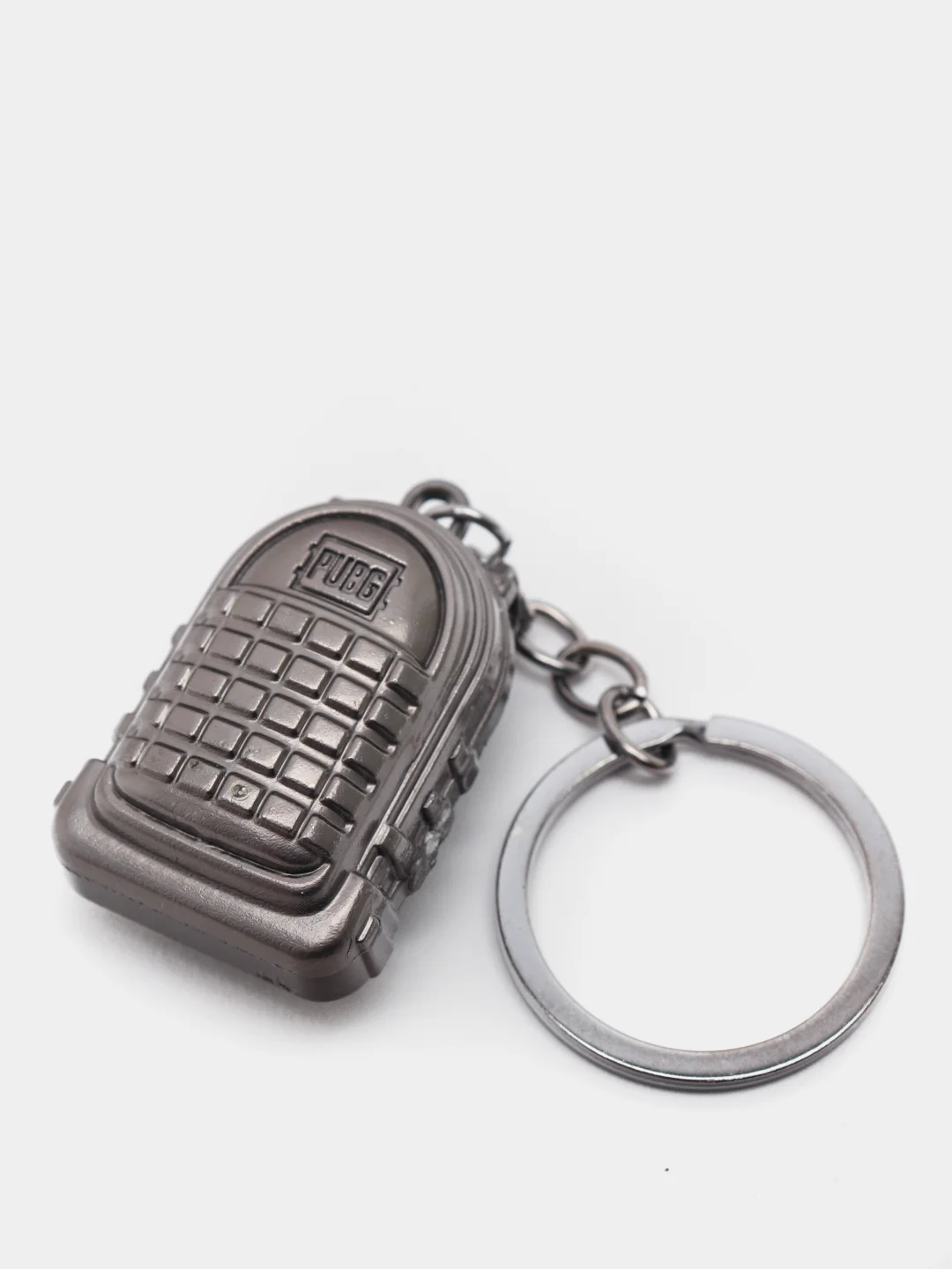 Серебряный брелок PUBG