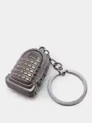 Серебряный брелок PUBG