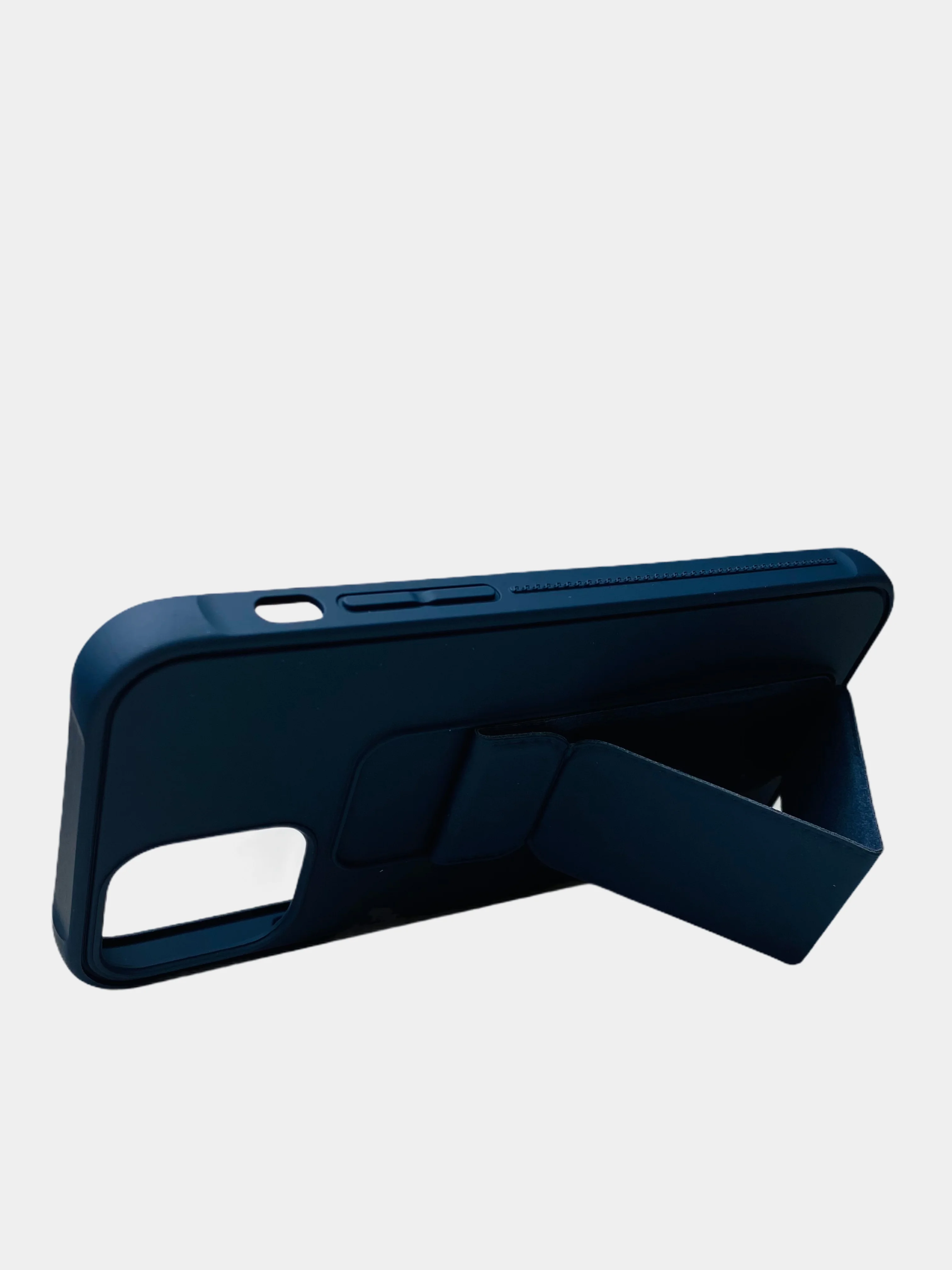 Чехол Apple iPhone 12 (6,1) / 12 Pro силиконовый под кожу с подставкой