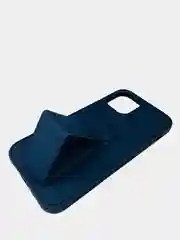 Чехол Apple iPhone 12 (6,1) / 12 Pro силиконовый под кожу с подставкой