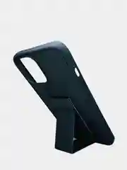 Красный чехол Apple iPhone 12 Pro Max (6.7) силиконовый под кожу с подставкой