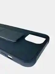 Красный чехол Apple iPhone 12 Pro Max (6.7) силиконовый под кожу с подставкой