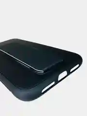 Чехол Apple iPhone 11 (6.1) силиконовый под кожу с подставкой