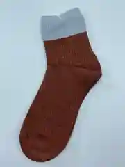 Оранжевый носки удлиненные блестящие