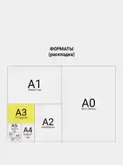 Папка для рисунков и чертежей БОЛЬШАЯ (460х343мм) А3+, с ручками, пластик, черная, ПЧЕЛКА,