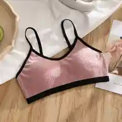 Коралловый топ лиф спортивный