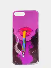 Тёмно-серый чехол Apple iPhone 7 / 8 / SE 2020, 5 / 5s / SE 2016, 7 Plus / 8+ силиконовый с рисунком