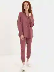 Розовый костюм вельветовый