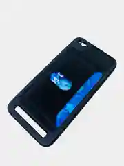 Чехол Xiaomi Redmi 5A, Сяоми Редми 5А, черный силиконовый с визитницей под кожу