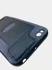 Чехол Xiaomi Redmi 5A, Сяоми Редми 5А, черный силиконовый с визитницей под кожу