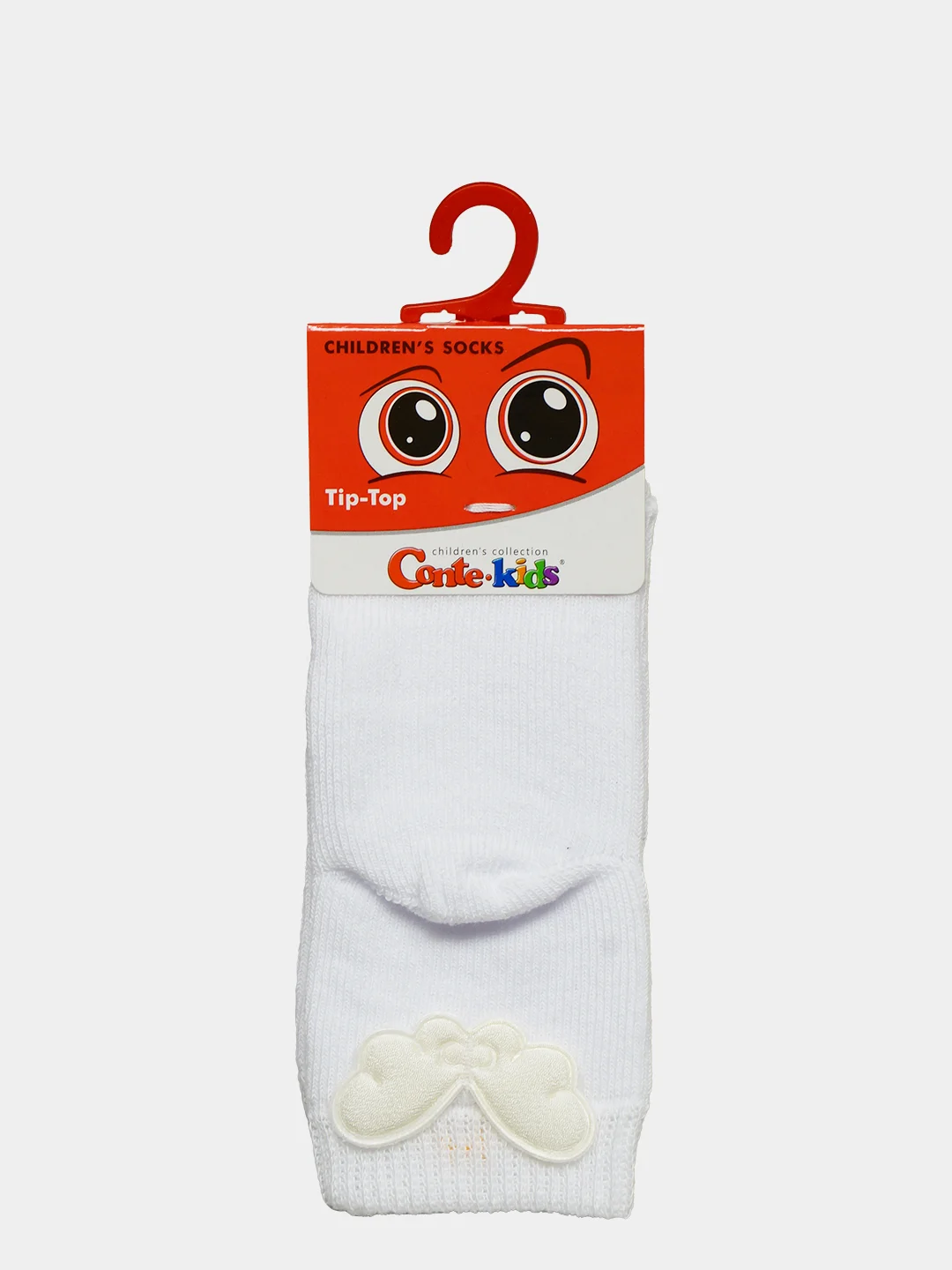 Белый носки Conte-kids из хлопка "Ангелочек", до года, 18С-157СП