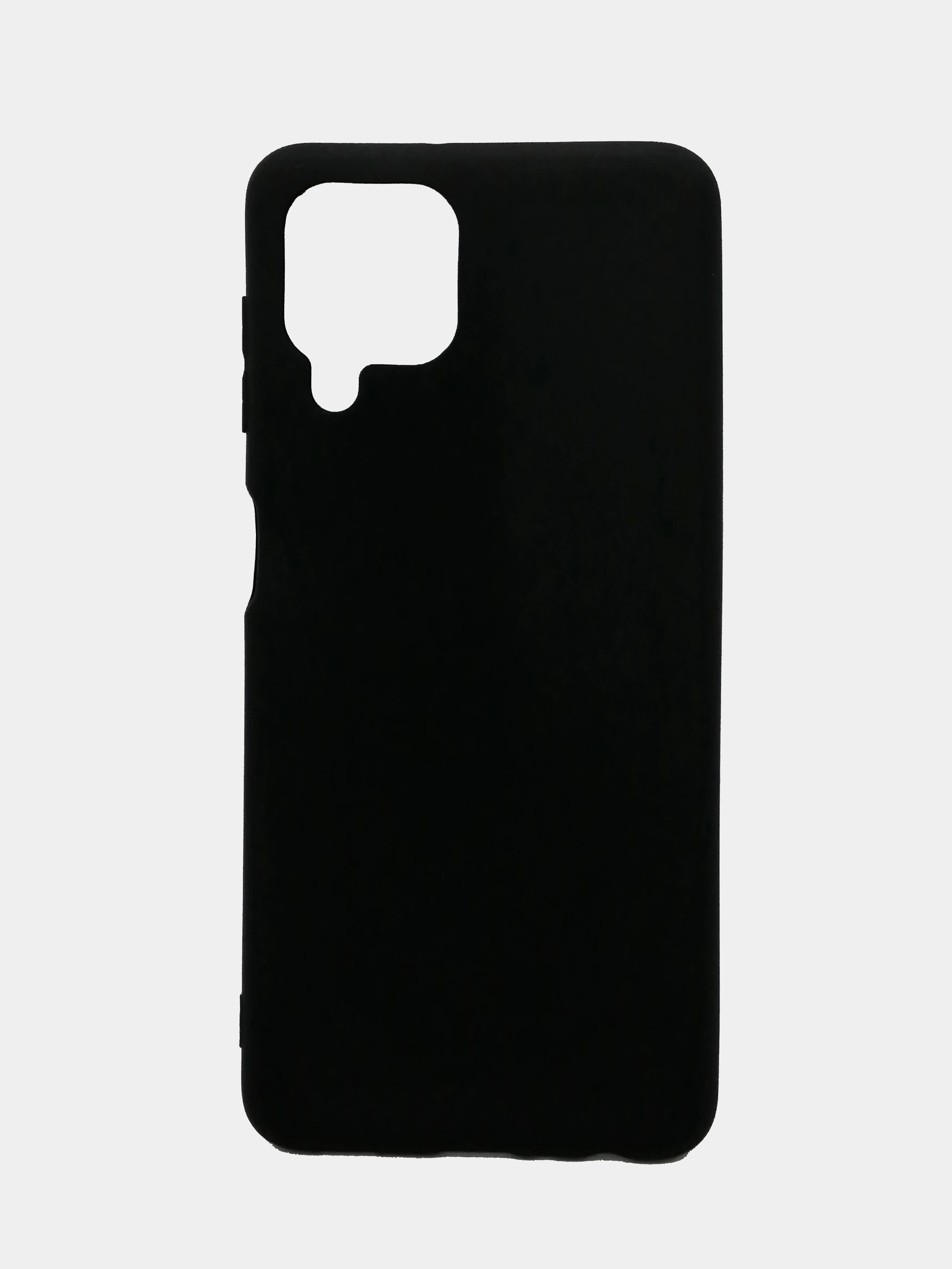 Чехол силиконовый черный матовый Samsung A02S / A02 / A22 / A32 / A12 / A51 / A21S / A31