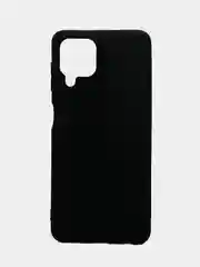 Чехол силиконовый черный матовый Samsung A02S / A02 / A22 / A32 / A12 / A51 / A21S / A31