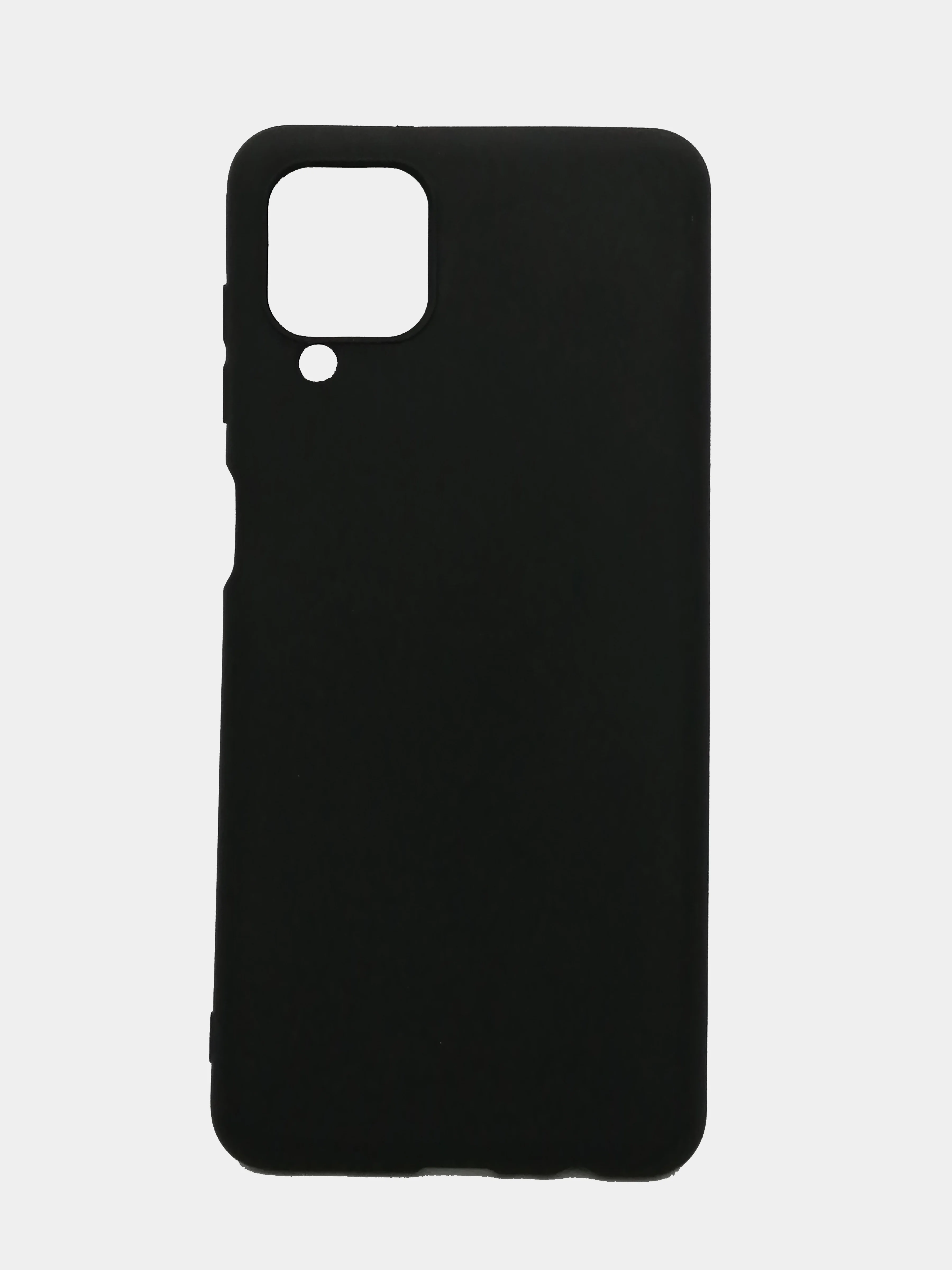 Чехол силиконовый черный матовый Samsung A02S / A02 / A22 / A32 / A12 / A51 / A21S / A31