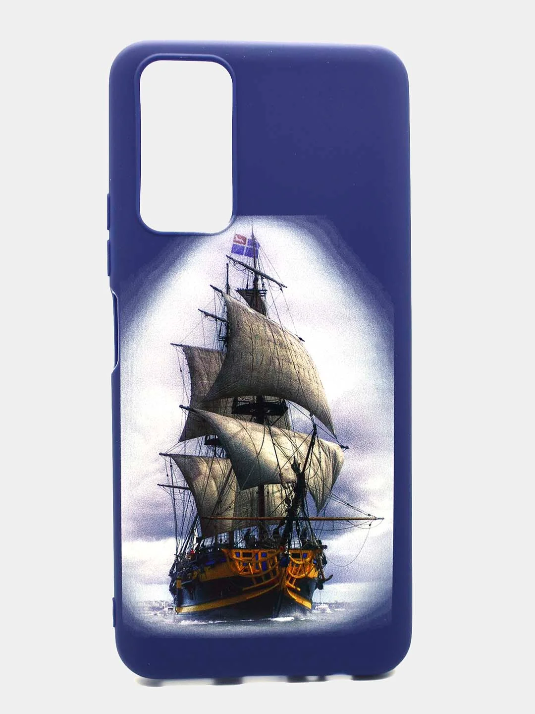 Коричневый чехол силиконовый с принтом Honor 10X Lite, P Smart 2021, Y7a (хонор)