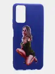 Терракотовый чехол силиконовый с принтом Honor 10X Lite, P Smart 2021, Y7a (хонор)