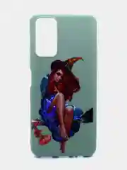 Золотой чехол силиконовый с принтом Honor 10X Lite, P Smart 2021, Y7a (хонор)