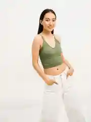 Желтый топ женский