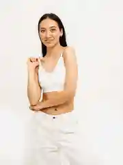 Белый топ женский