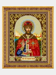 Набор для вышивания бисером ПАУТИНКА "Святой Благоверный князь Дмитрий Донской", Б-1037