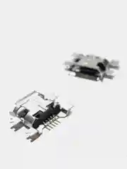 Гнездо micro-USB 5конт smd (среднее широкое крепление, 4 крепежа) тип1