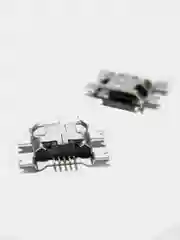 Гнездо micro-USB 5конт smd (среднее широкое крепление, 4 крепежа) тип1