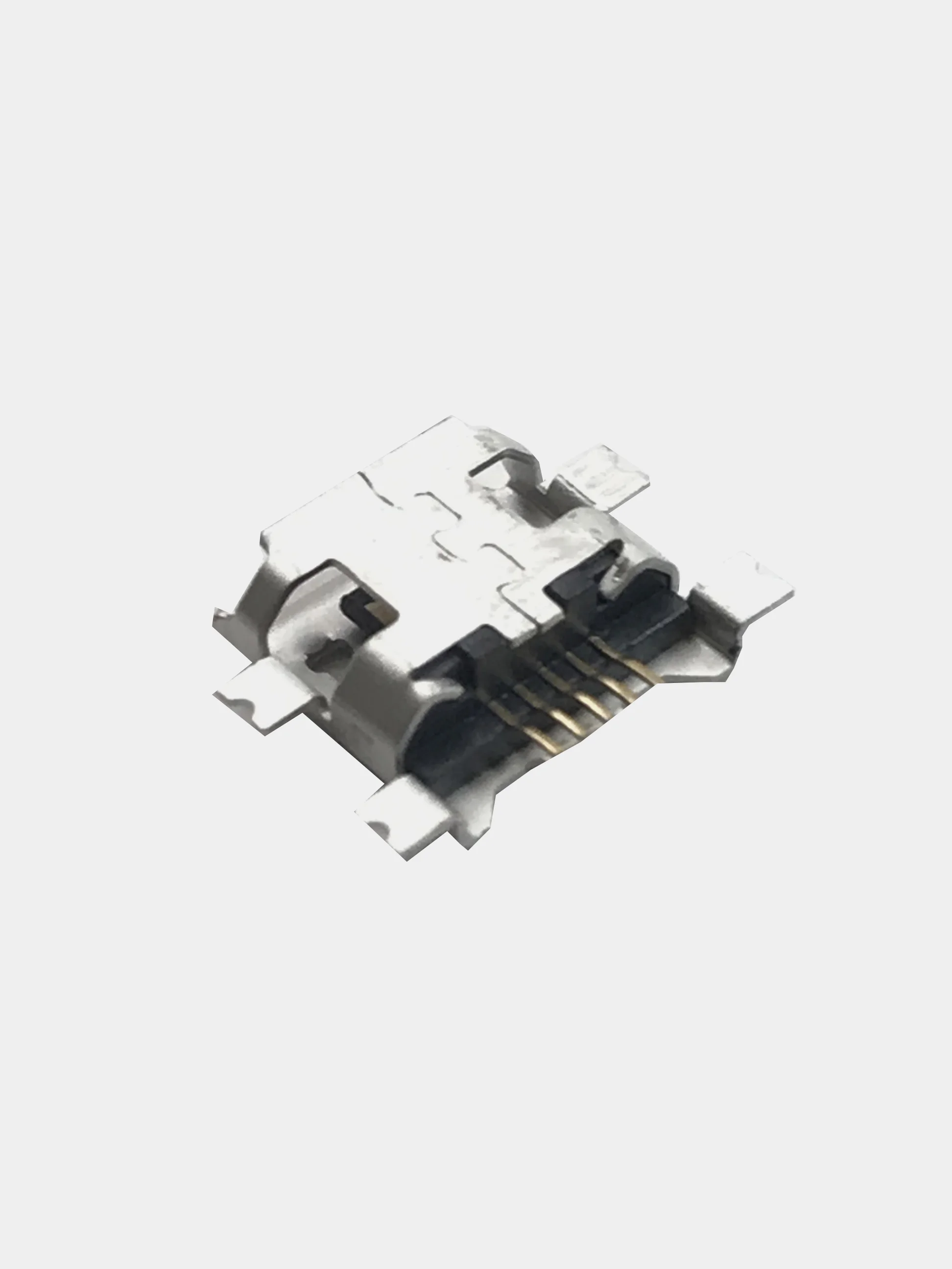 Гнездо micro-USB 5конт smd (среднее широкое крепление, 4 крепежа) тип1