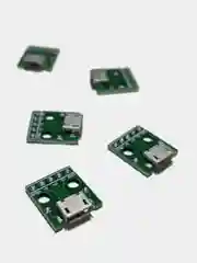 10 штук Гнездо micro-USB на плате разъем микроюсб для диагностики
