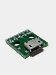 10 штук Гнездо micro-USB на плате разъем микроюсб для диагностики
