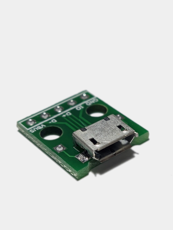 10 штук Гнездо micro-USB на плате разъем микроюсб для диагностики