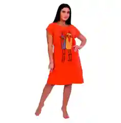 Женское платье-туника из хлопка