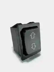Переключатель клавишный, без фиксации, RS-223-4C, черный