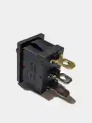 Переключатель клавишный KCD1-301(A)-C, красный, с подсветкой