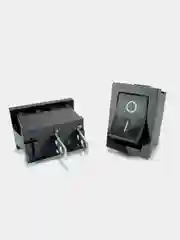 Переключатель клавишный KCD1-101-C черный