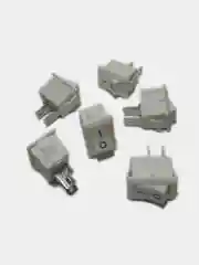 Переключатель клавишный KCD1-101-C2, белый
