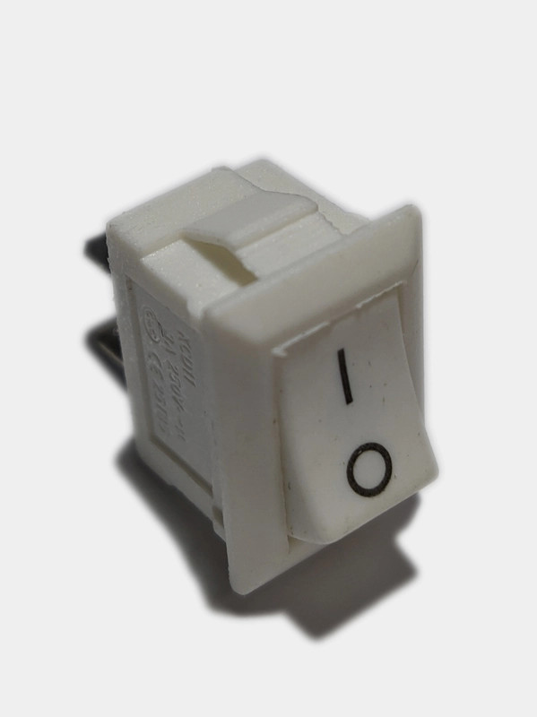 Переключатель клавишный KCD1-101-C2, белый