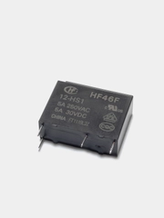 Реле 12 волт HF46F 12VDC 5A (HF46F-12-HS1), 1 штука