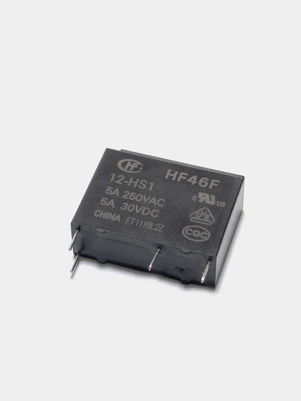 Реле 12 волт HF46F 12VDC 5A (HF46F-12-HS1), 1 штука
