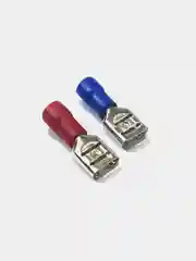 Наконечник ножевой изолированный 6.3мм 1.5-2.5мм2 красный+синий (по 10 шт)