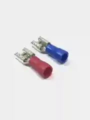 Наконечник ножевой изолированный 6.3мм 1.5-2.5мм2 красный+синий (по 10 шт)