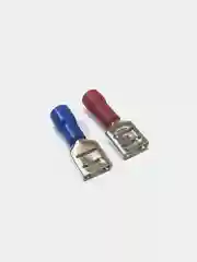 Наконечник ножевой изолированный 6.3мм 0.5-1.5мм2 красный+синий (по 10 шт)