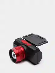 Фонарь налобный аккумуляторный, светодиодный, с zoom